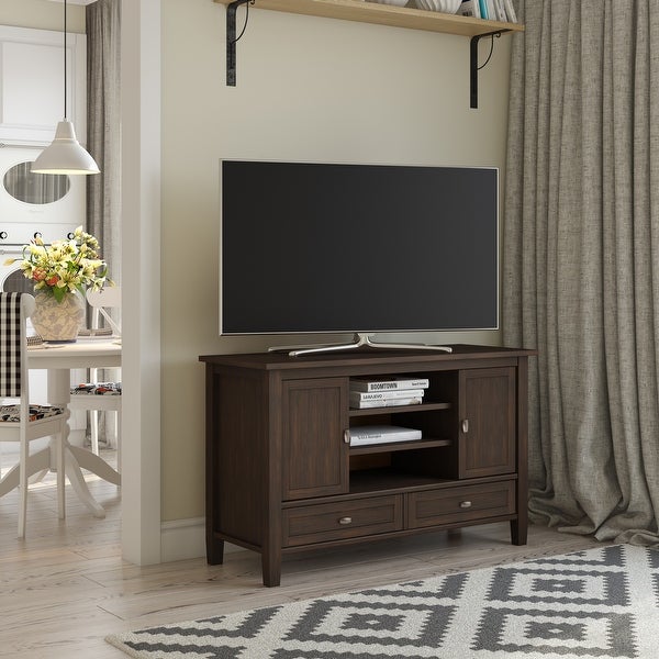 WYNDENHALL Norfolk Transitional TV Media Stand For TVs up to 50 inches