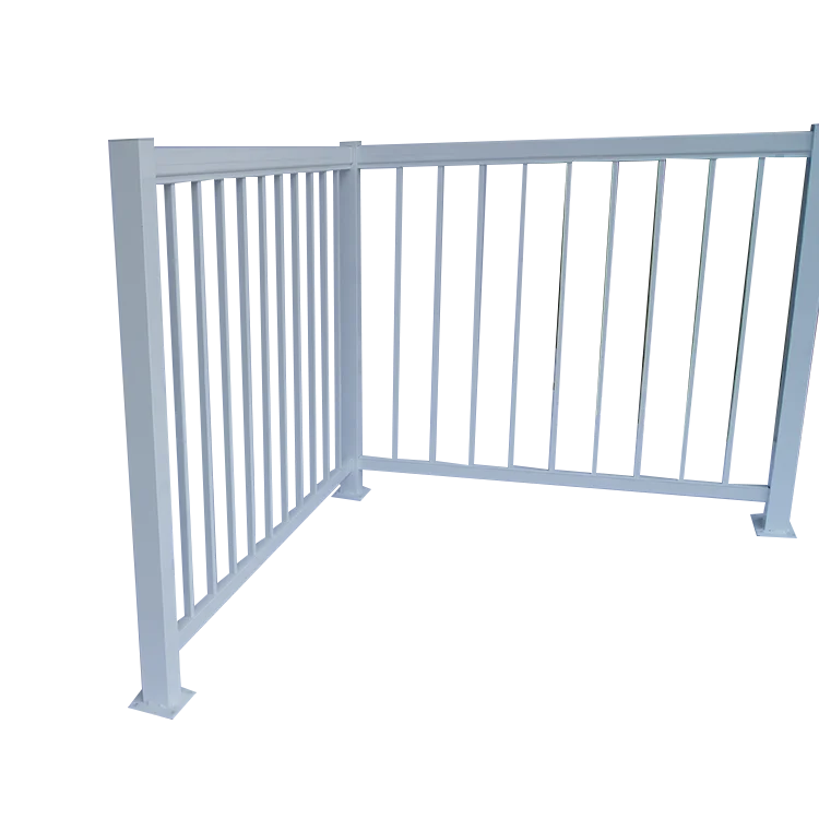 Aluminum Staircase Railing White Garden Supplies New Style Aluminium Baluster