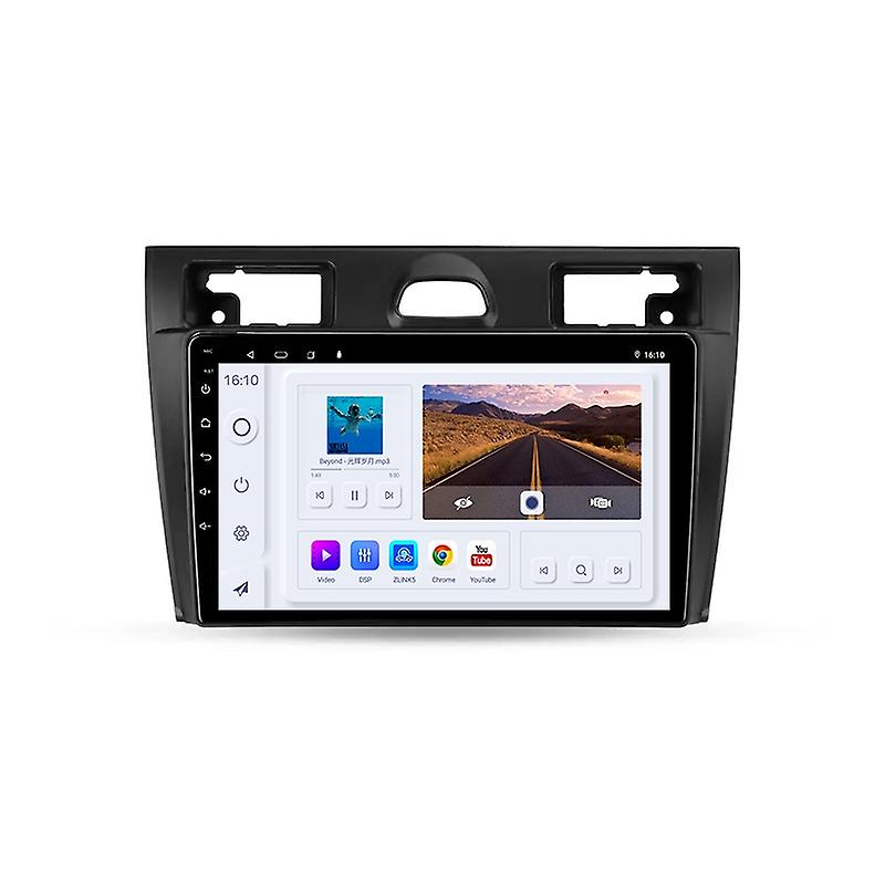 Car Radio Android Auto Video Multimedia Player For Ford Fiesta Mk VI 5 Mk5 2002 - 2008 Carplay 2din