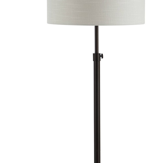 Metal marble Adjustable Floor Lamp includes Led Light Bulb Oil Rubbed Bronze Jonathan Y