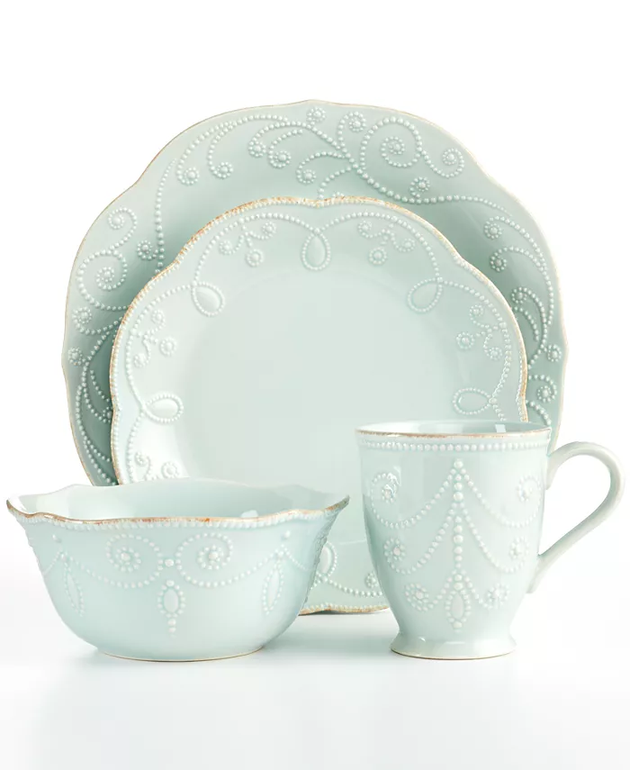 Lenox Dinnerware French Perle 4 Piece Place Setting