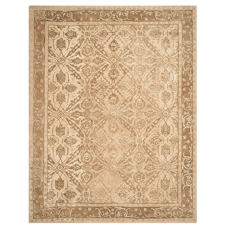 Safavieh Anatolia Andrea Framed Floral Wool Rug