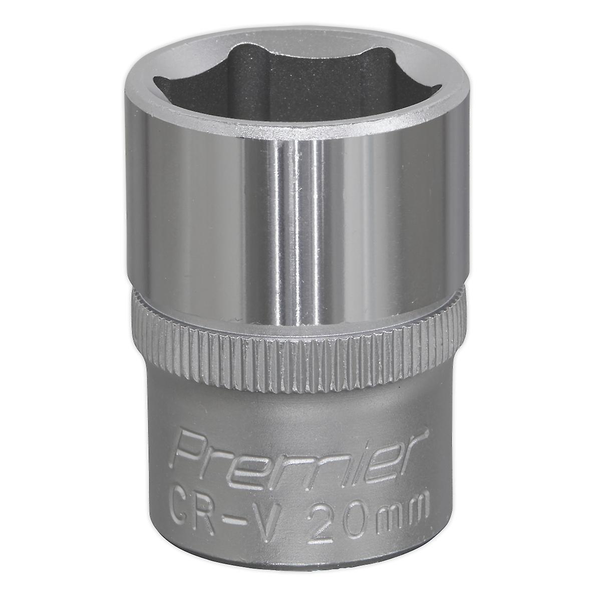 Sealey S1220 Walldrive Socket 20Mm 1/2Sq Drive