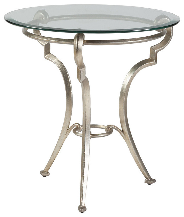 Colette Round End Table   Traditional   Side Tables And End Tables   by HedgeApple  Houzz