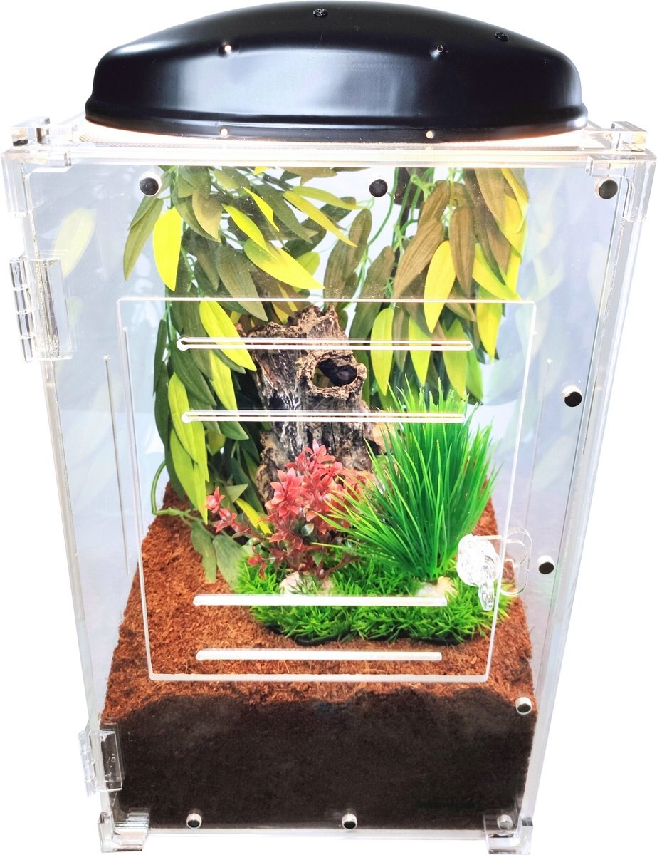 HerpCult Acrylic Front-Opening Reptile Habitat， 7-gal