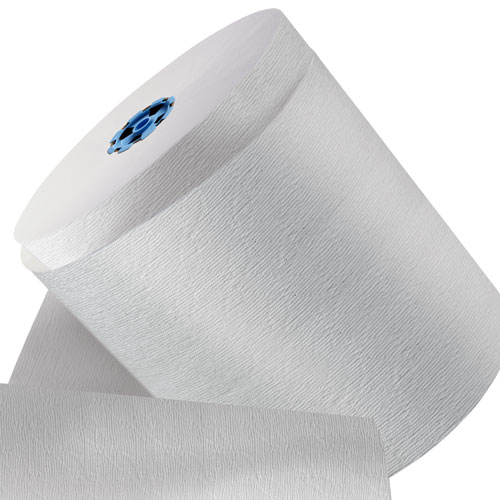 Kimberly-Clark Kleenex Hard Roll Paper Towels (25637) with Premium Absorbency Pockets | White， for Dispenser (Blue-Core)， 700’