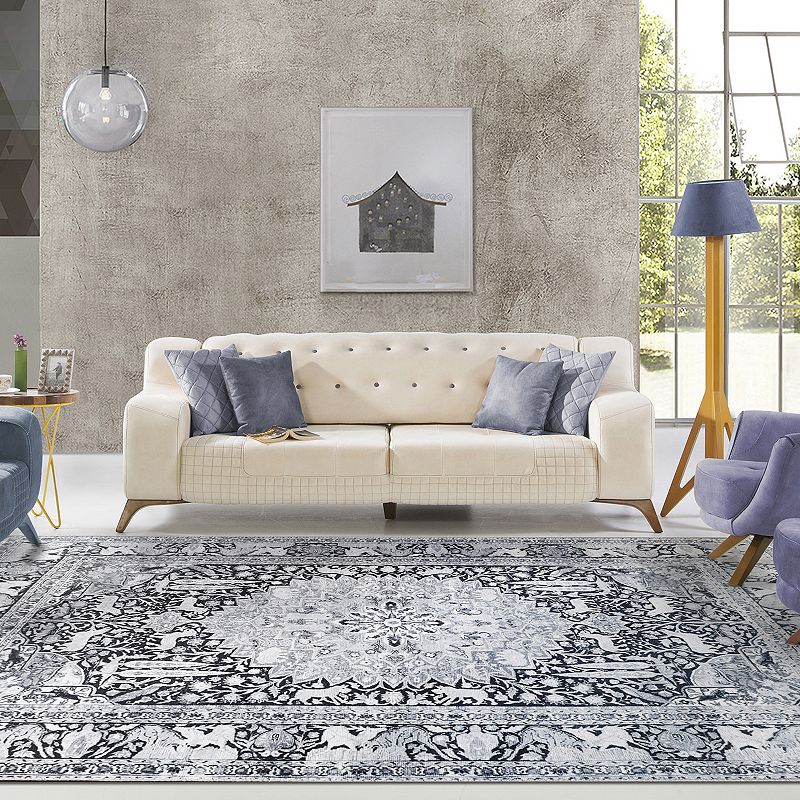 Superior Copley Ornate Medallion Modern Indoor Area Rug