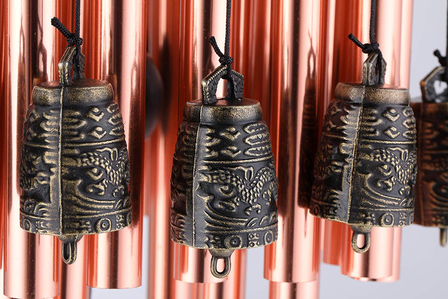 Metal Tube Large Wind Chime with Copper Bell