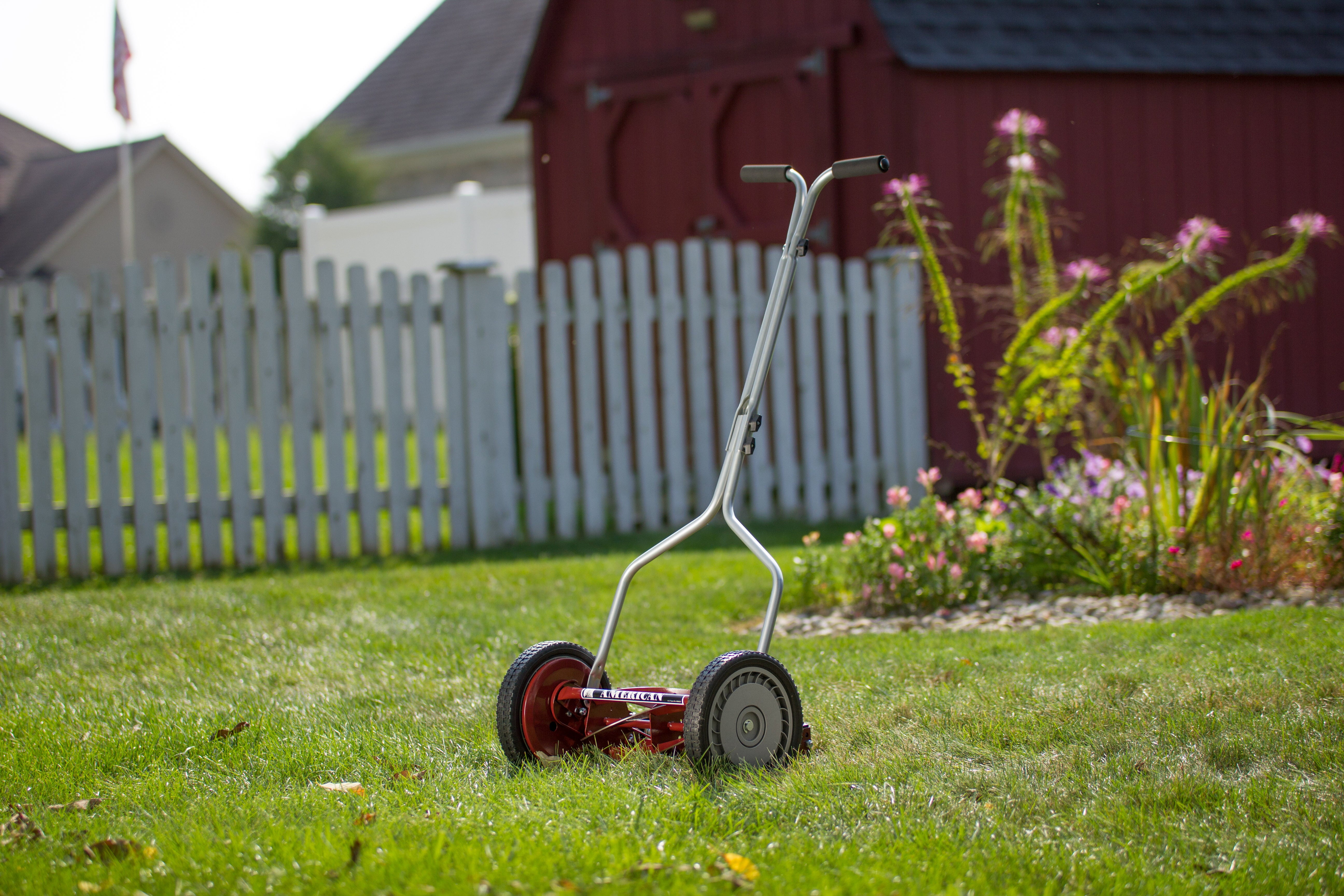 American Lawn Mower 1204-14 14-Inch 4-Blade Push Reel Lawn Mower