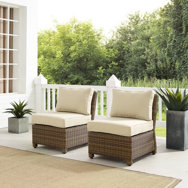 Bradenton 2pk Outdoor Wicker Chairs Crosley