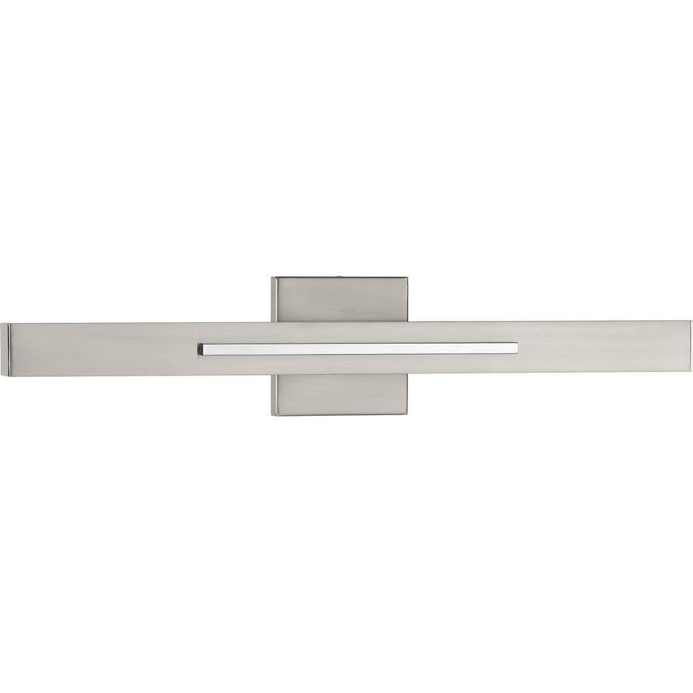 Progress Lighting Planck 32-Watt Brushed Nickel Integrated LED Sconce P710052-009-30