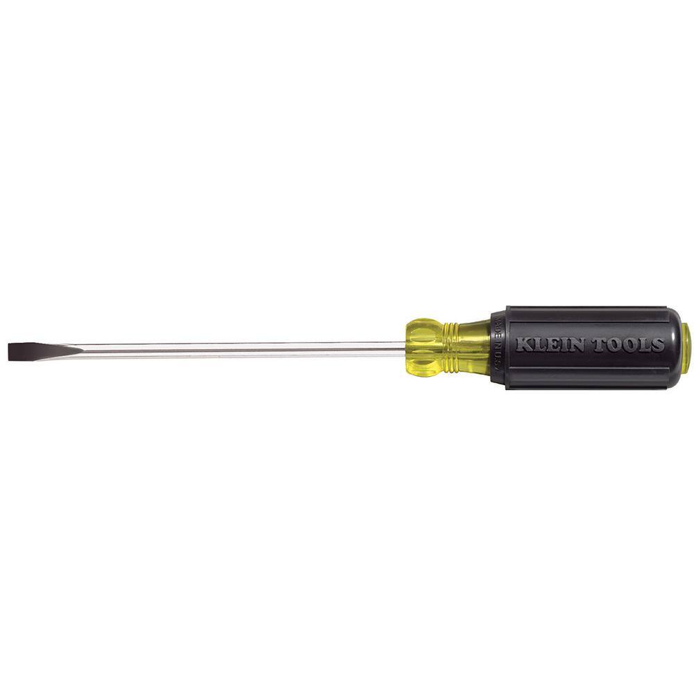 Klein Tools 14-Inch Cabinet Tip Screwdriver Heavy Duty 6-Inch 605-6