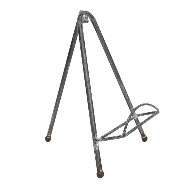 White Metal Easel Foreside Home amp Garden