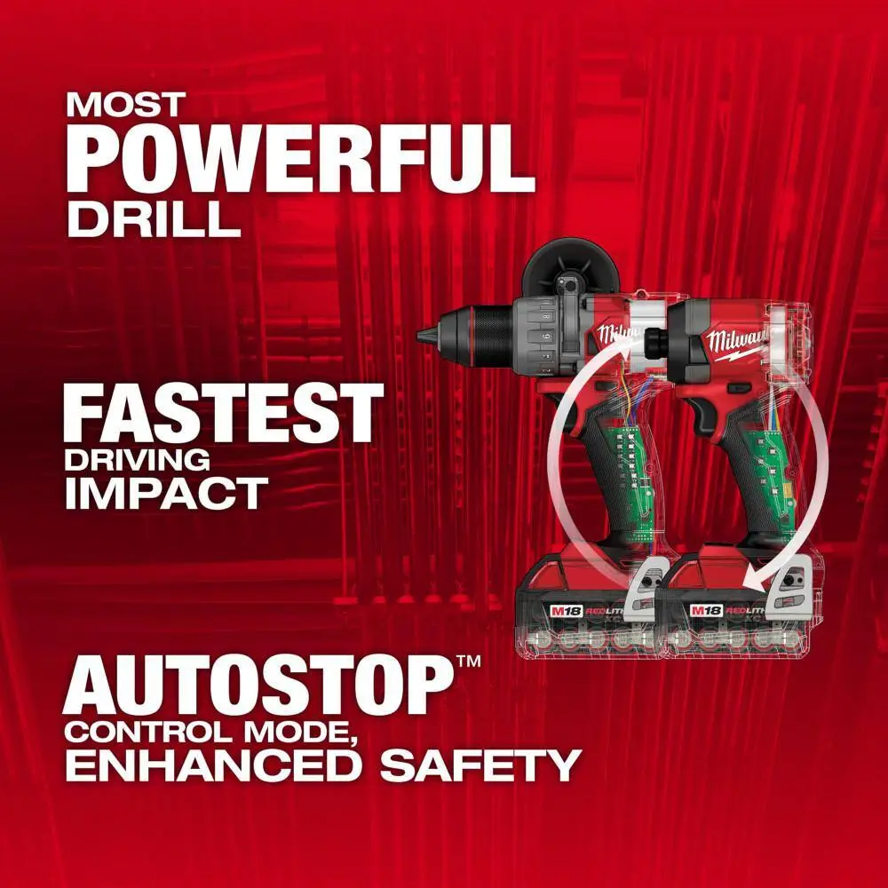 MW M18 FUEL 18-Volt Lithium Ion Brushless Cordless Combo Kit 6-Tool with 12 in.
