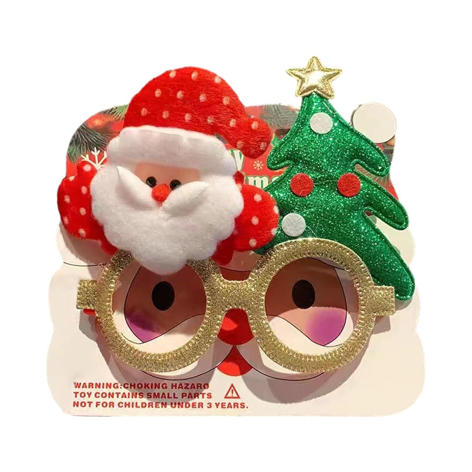 Christmas Glasses Creative Snowman Costume Eyeglasses Christmas Party Favors Santa And Xmas Tree