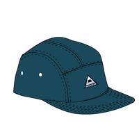 Fixie Recycled 5 Panel Cap - Tidal Blue