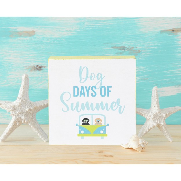 C amp f Home Dog Days Of Summer Shelf Block