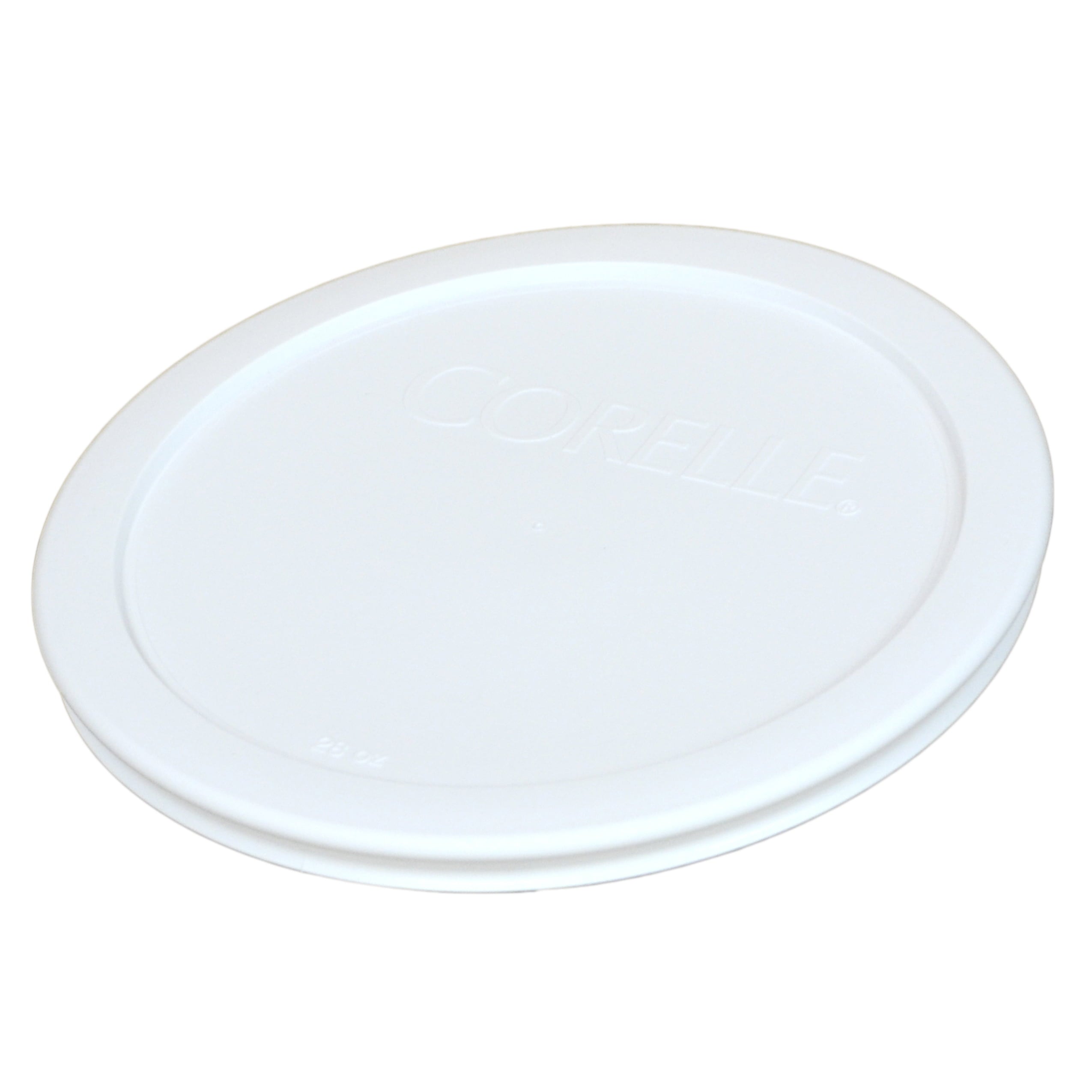 Corelle Replacement Lid 428-PC 6.5 White Round Plastic Cover (4-Pack) for Corelle 428 28oz Bowl (Sold Separately)