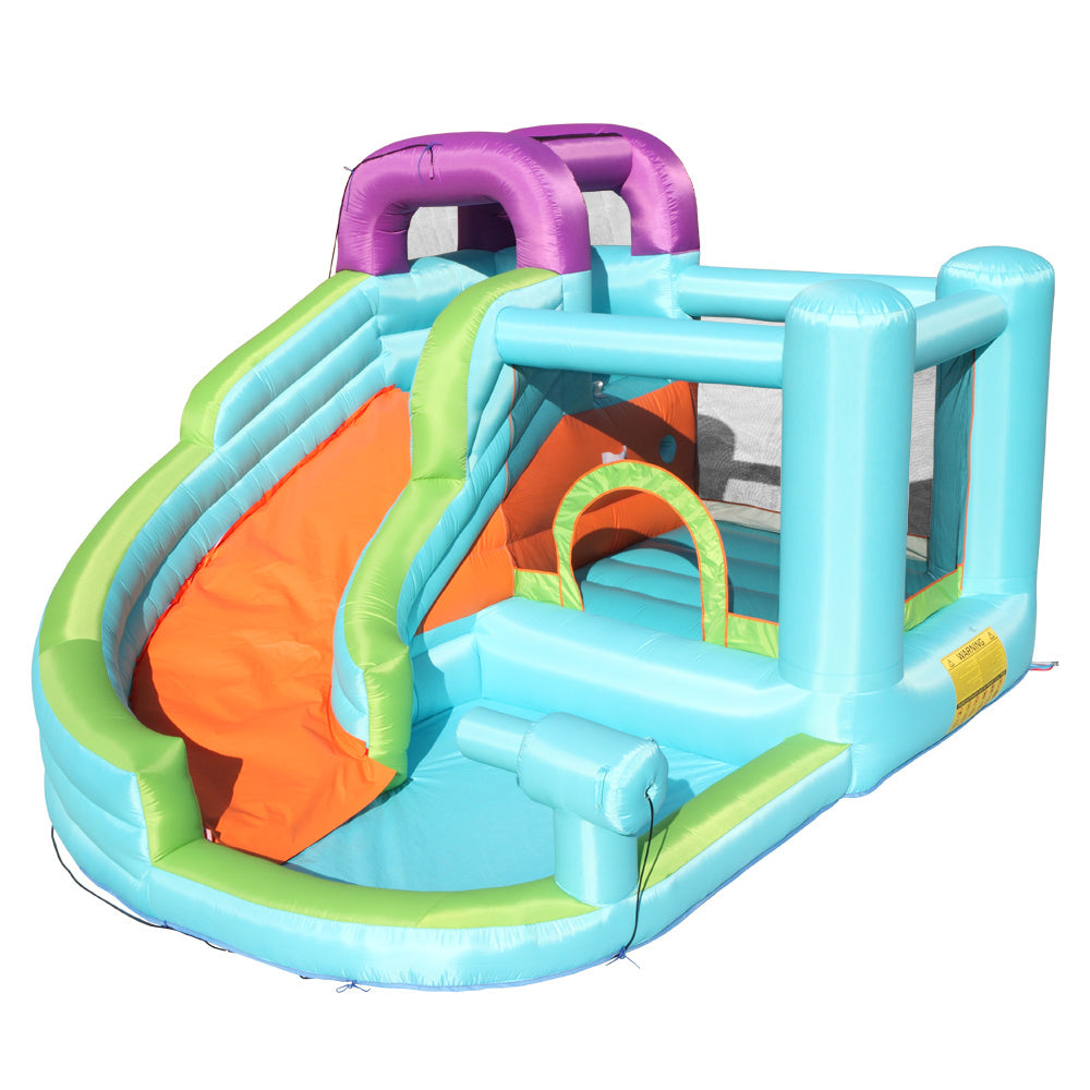 Beautops New Inflatable Bounce House, Slide Bouncer with Pool Area ,Climbing Wall, Large Jumping Area - as pic