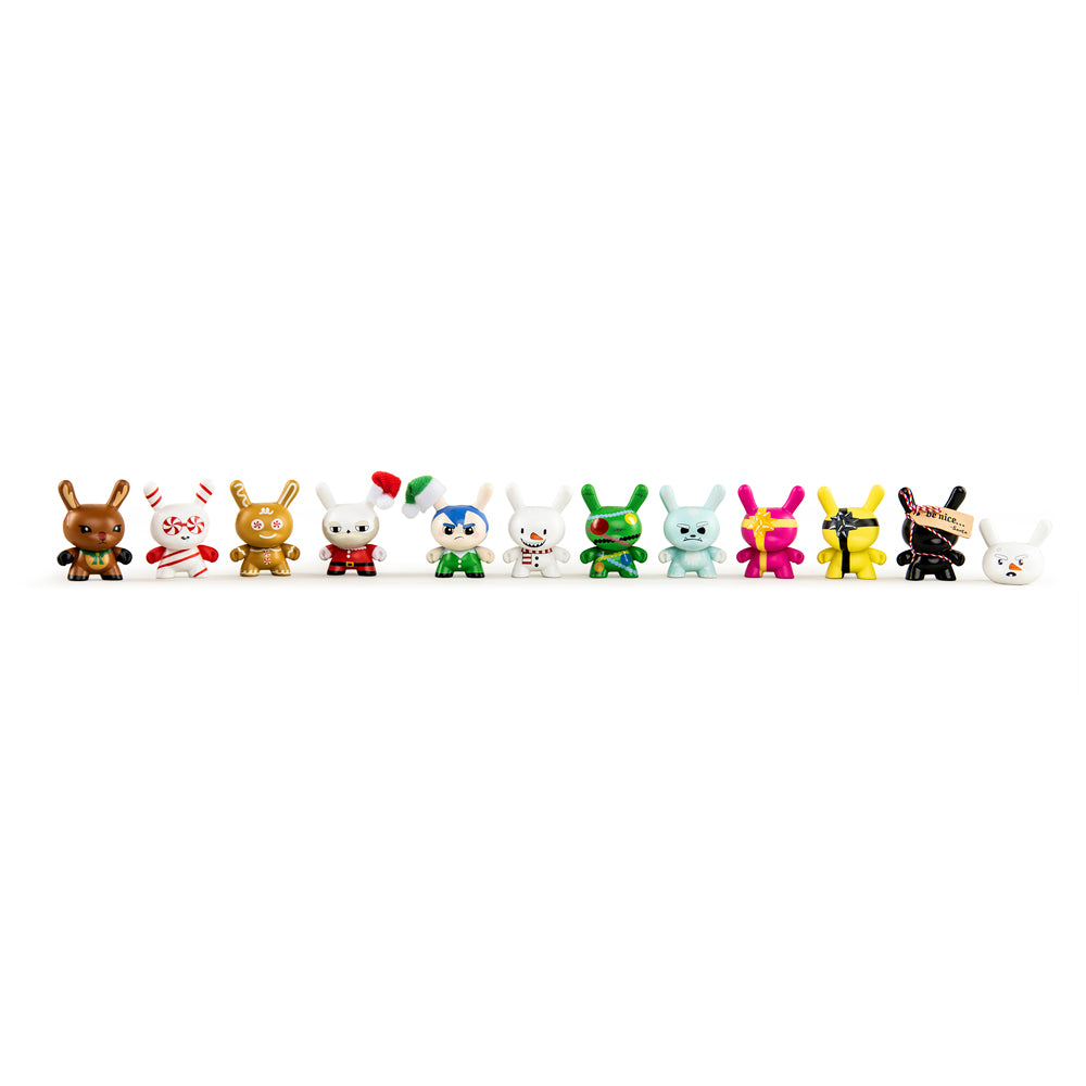 Kidrobot 12 Dunny Days of Christmas Vinyl Dunny Set