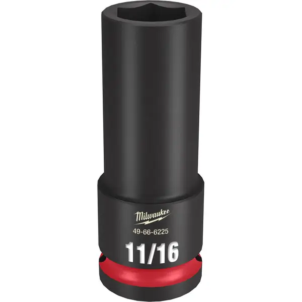 Milwaukee 1/2 Drive 11/16 Deep 6 Point Socket