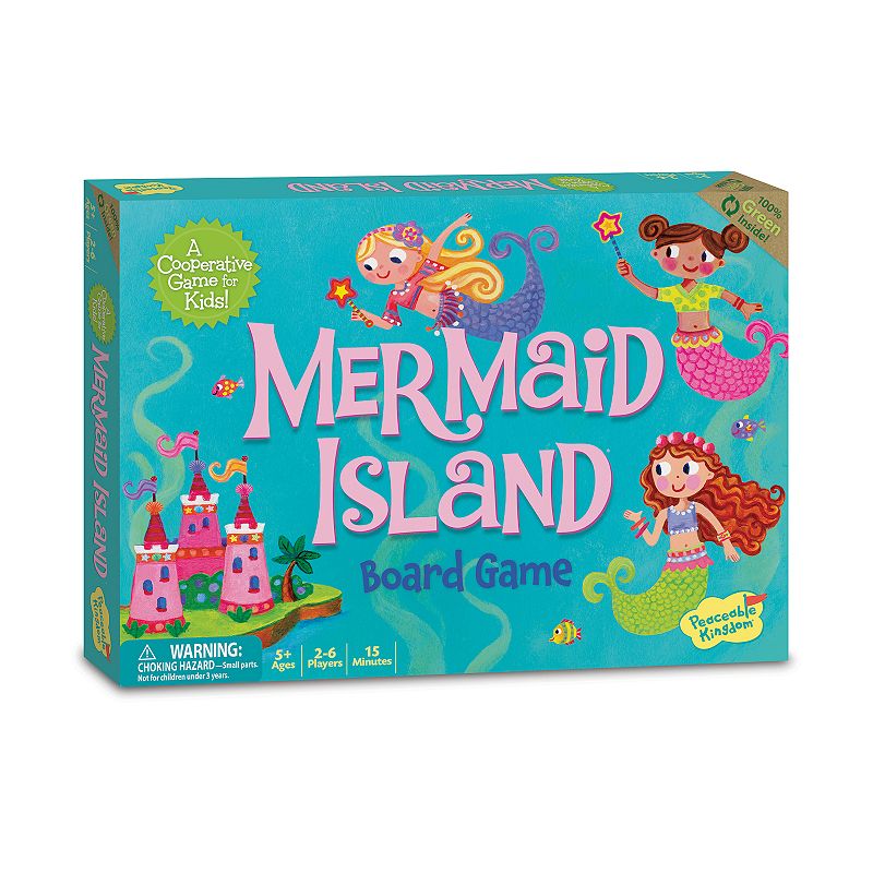 Peaceable Kingdom Mermaid Island Board Game