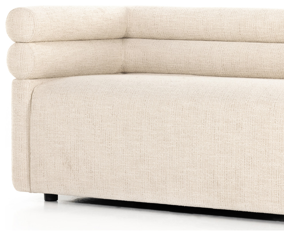 Evie Sofa  88 quot  Hampton Cream   Transitional   Sofas   by Four Hands  Houzz