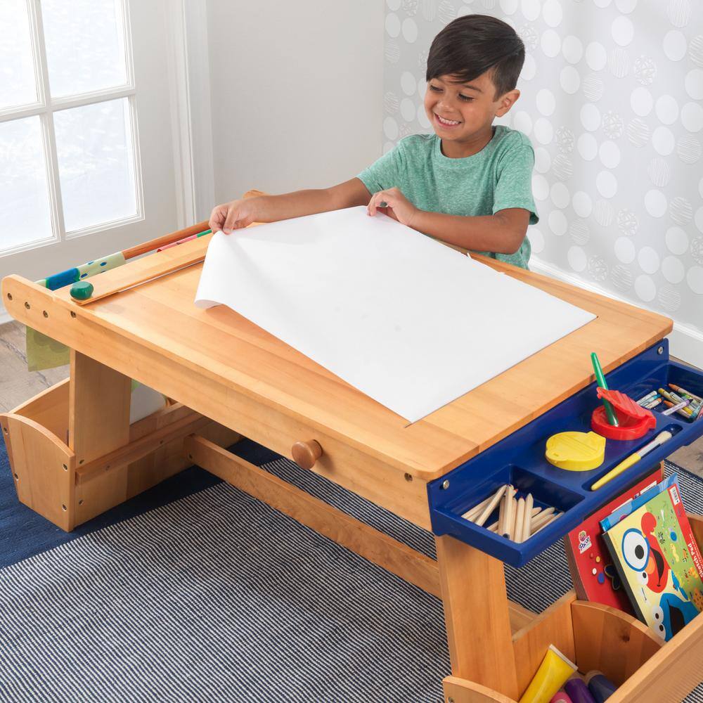 KidKraft Art Table with Drying Rack and Storage 26954