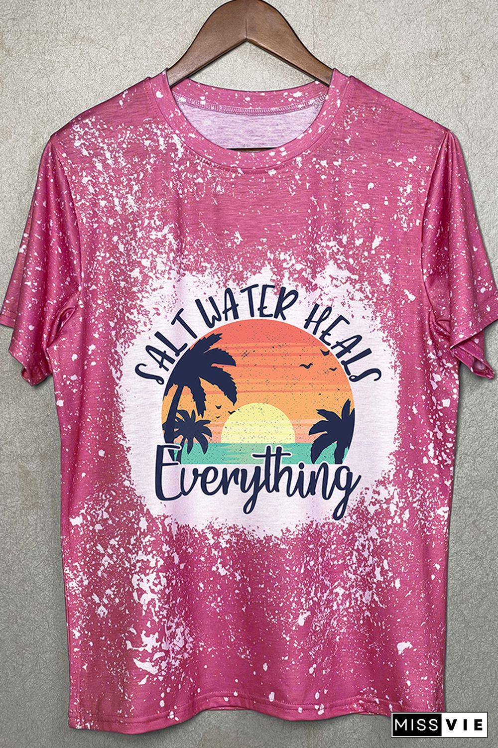 Salt Water Heals Everything Graphic Tee Wholesale