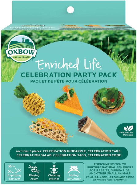 Oxbow Animal Health Enriched Life Celebration Party Pack Small Animal Toy