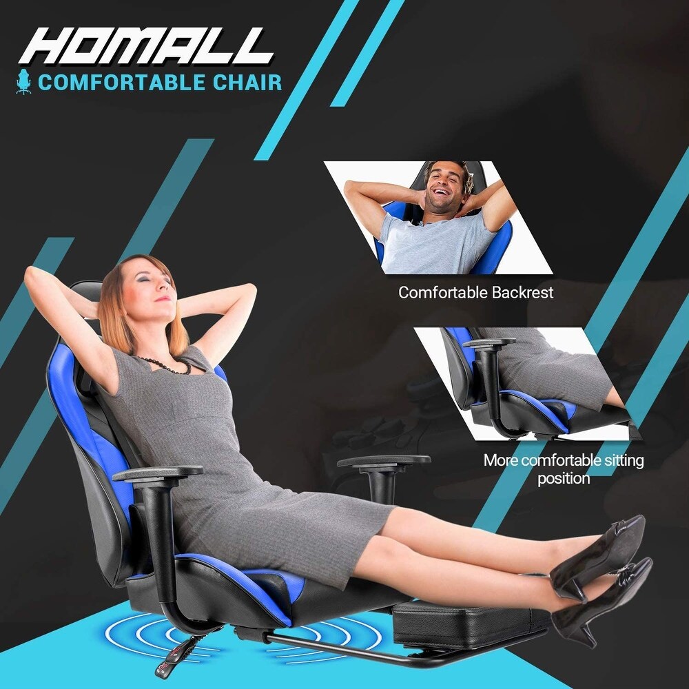 Gaming Chair with Footrest   Ergonomic Desk Chair