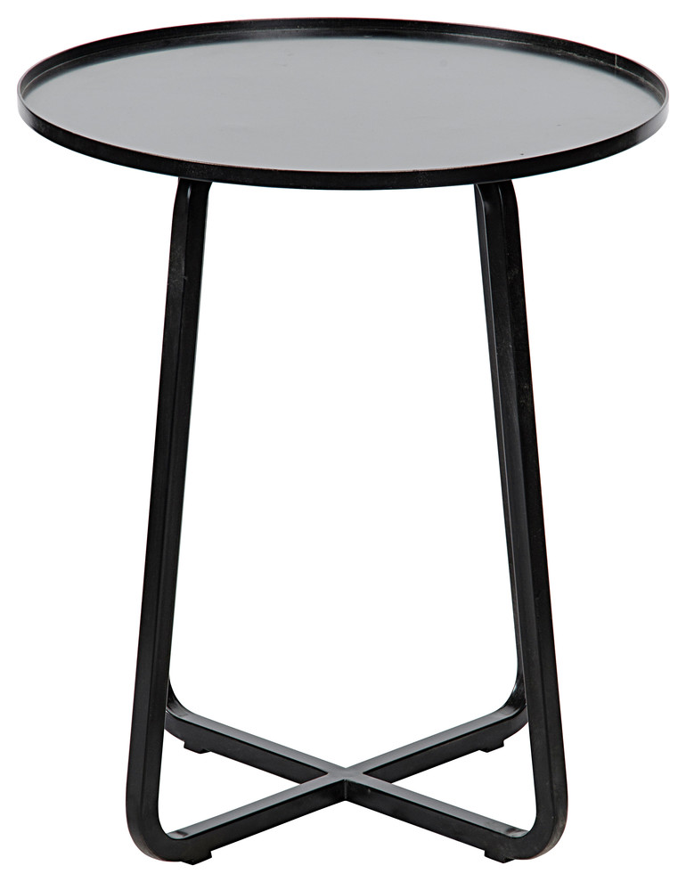 Kimana Side Table  Metal   Industrial   Side Tables And End Tables   by HedgeApple  Houzz