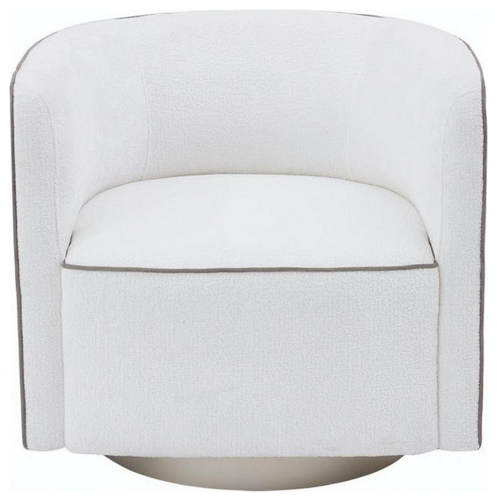 Hale Swivel Accent Chair  Performance Fabric   Contemporary   Armchairs And Accent Chairs   by Ezenzial Living  Houzz