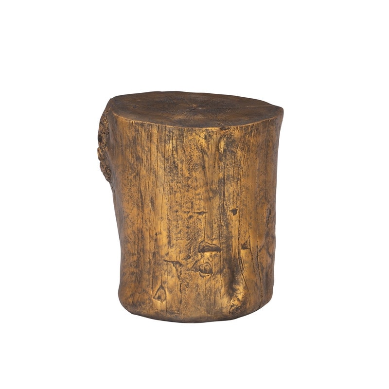 Linon Hunter Stump End Table Stool