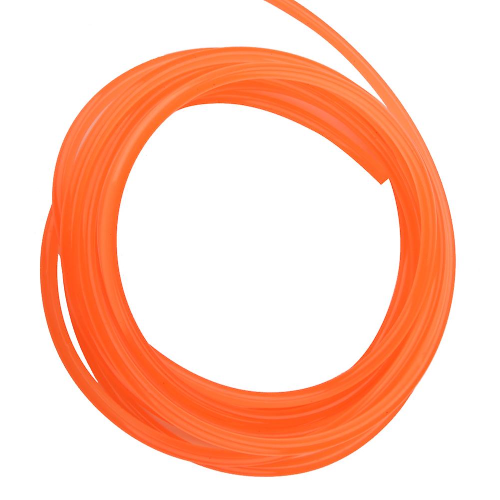 Orange Smooth Surface Pu Polyurethane Round Belt For Drive Transmission(8mm*5m)