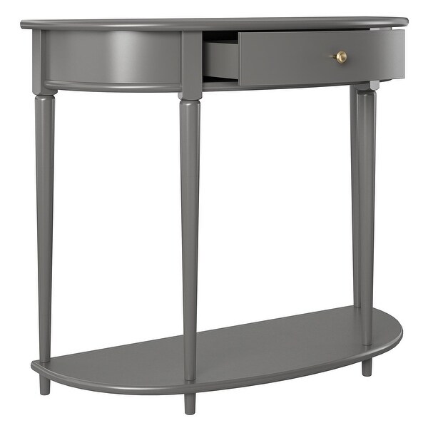 Ameriwood Home Aurora Half-Moon Console Table