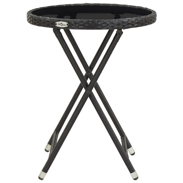 vidaXL Tea Table Black 23.6