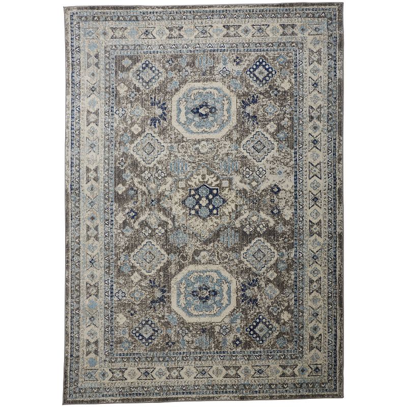 Weave and Wander Bellini Gray Traditional Area Rug