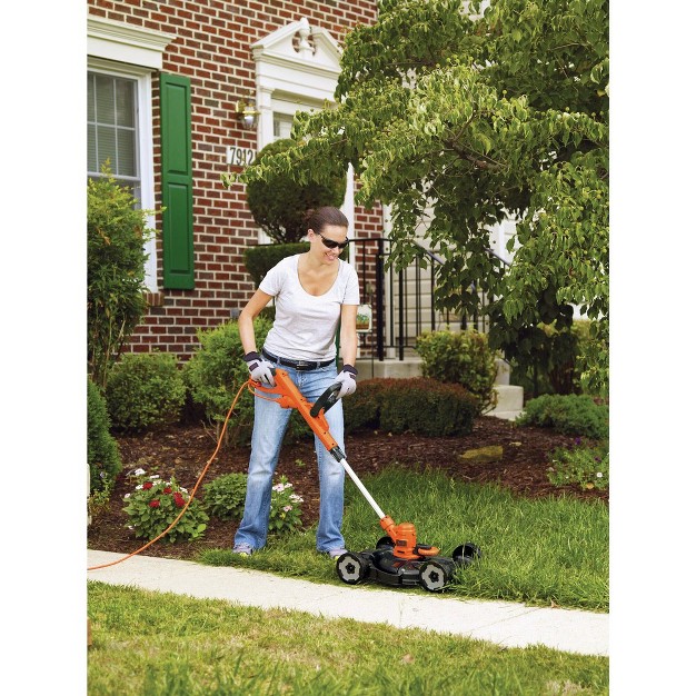 Black amp Decker Mte912 6 5 Amp 3 in 1 12 In Compact Corded Mower