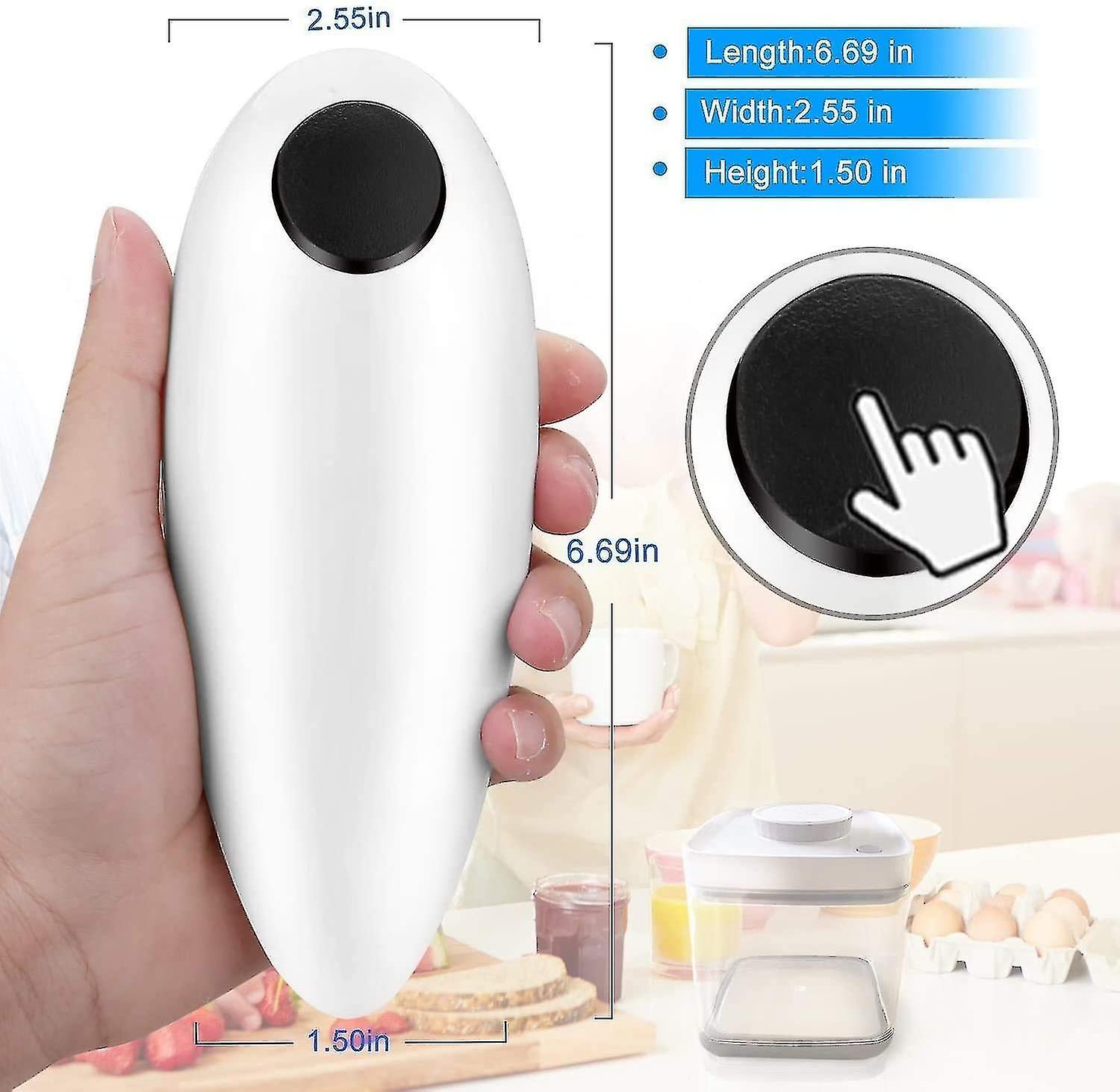 Electric Can Opener， Hand Free Automatic Compatible With Chefs， Arthritis， Seniors Christmas