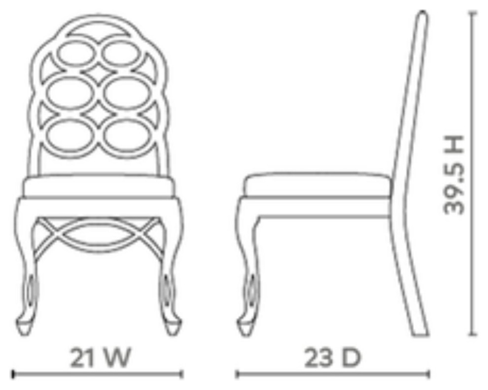 Loop Side Chair   Transitional   Dining Chairs   by Old Bones Co.  Studios  Houzz