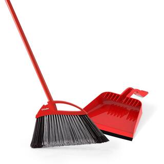 O-Cedar Pet Pro Angle Broom and Step-On Dust Pan PowerCorner 168020