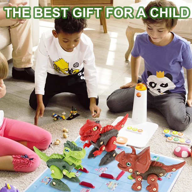 Dinosaur Take Apart Toys Stem Dinosaur Toys for Kids 3-5 5-7 Educational Construction Building Toys for 3， 4， 5， 6， 7 Year Old Boys Ideal Xmas Birthday Gifts