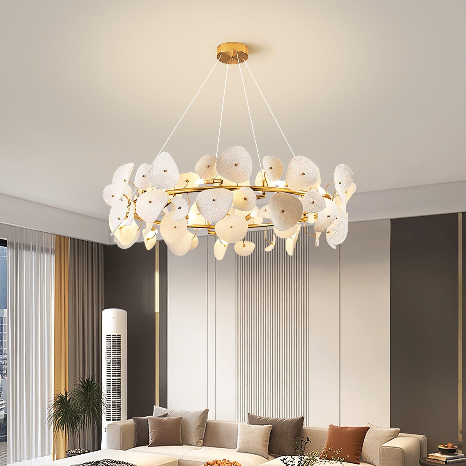 Lotus Petal Chandelier