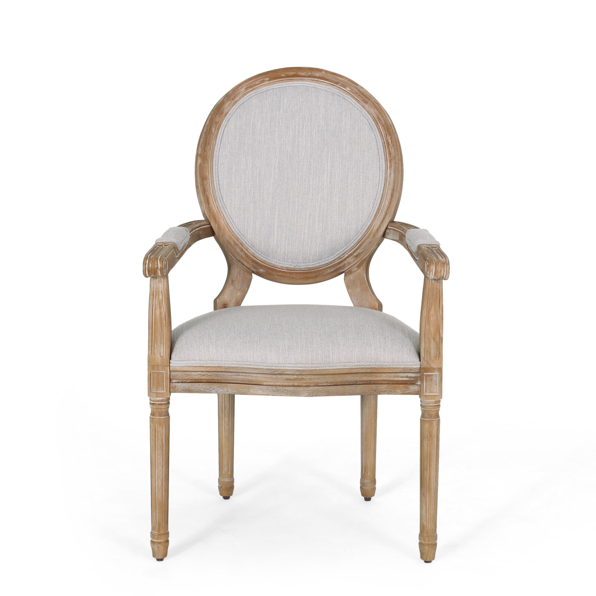 Aisenbrey French Country Wood Upholstered Dining Chair