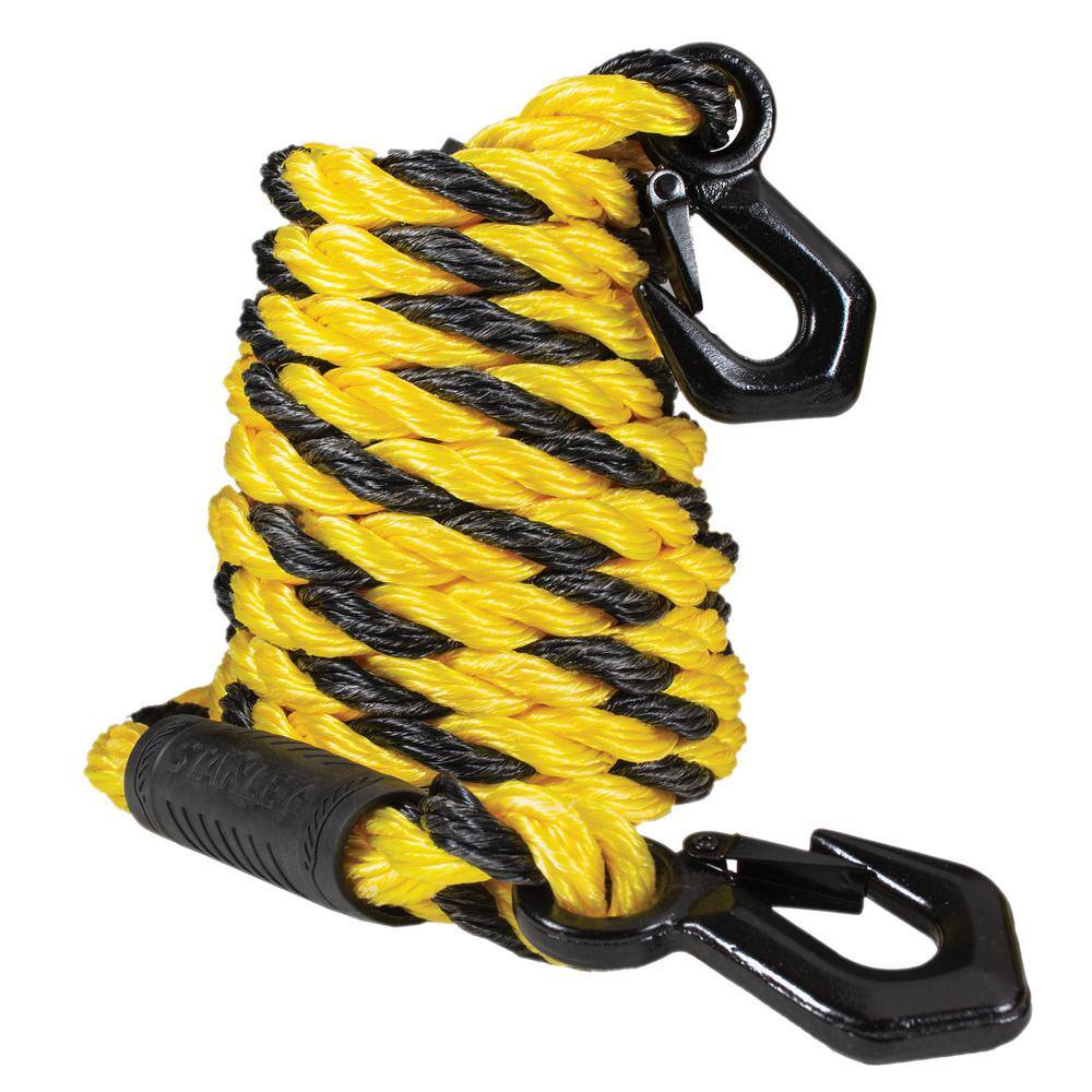 Stanley 15 ft. x 58 in. Braided Tow Rope with Tri-Hook (7200 lbs. Break Strength) S1052