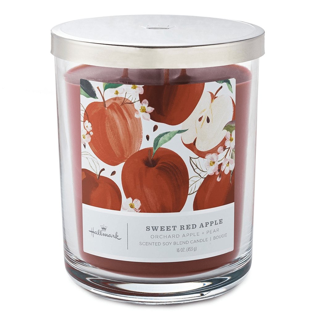 Hallmark  Sweet Red Apple 3-Wick Jar Candle, 16 oz.