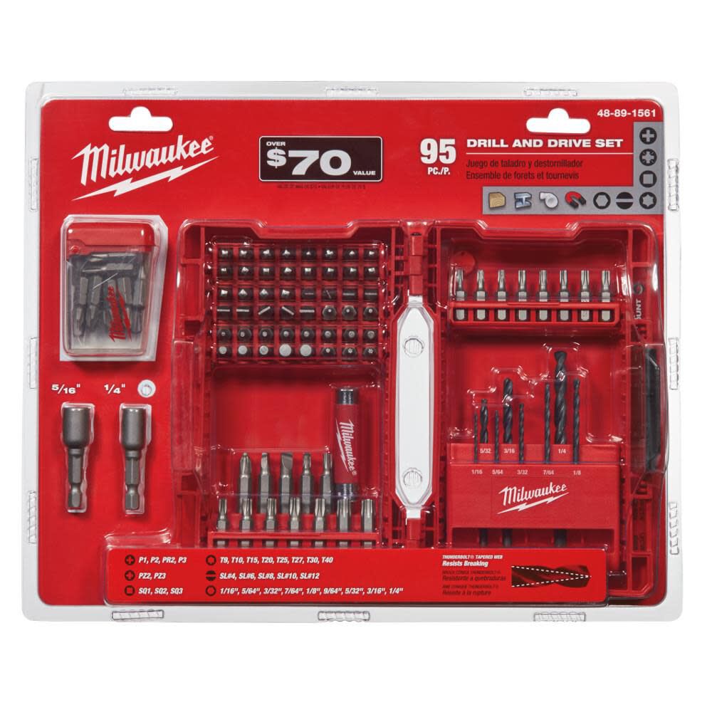 Milwaukee 95-Piece S2 Drill and Drive Kit 48-89-1561 from Milwaukee