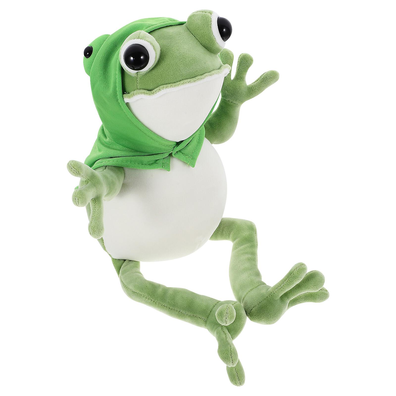 Stuffed Frog Doll Stuffed Frog Toy Household Frog Doll Ornament Decorative Frog Doll