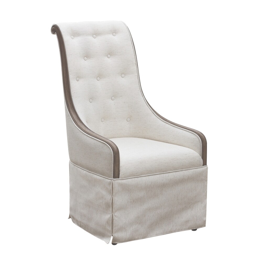 Chloe Collection Host Chair   35.83H x 25.12W x 30D